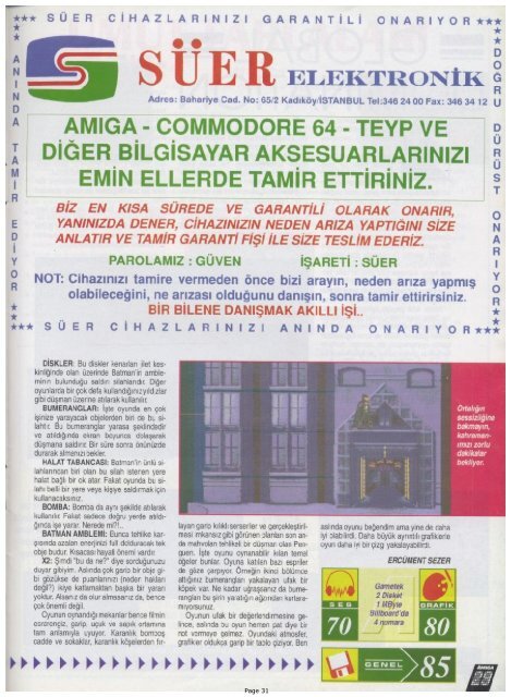 Amiga Dergisi - Sayi 11 (Subat 1994).pdf - Retro Dergi