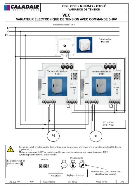 MS-ELE-003 A - Régulateur_Variateur REG VEC RES au ... - caladair