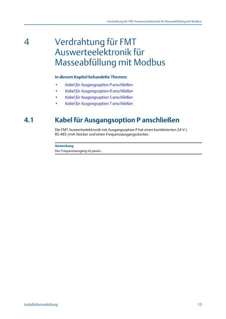 Micro Motion® FMT Auswerteelektronik für Masseabfüllung