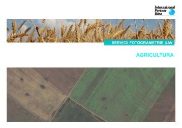 Servicii Fotogrametrie UAV: Agricultura - International Partner Buro