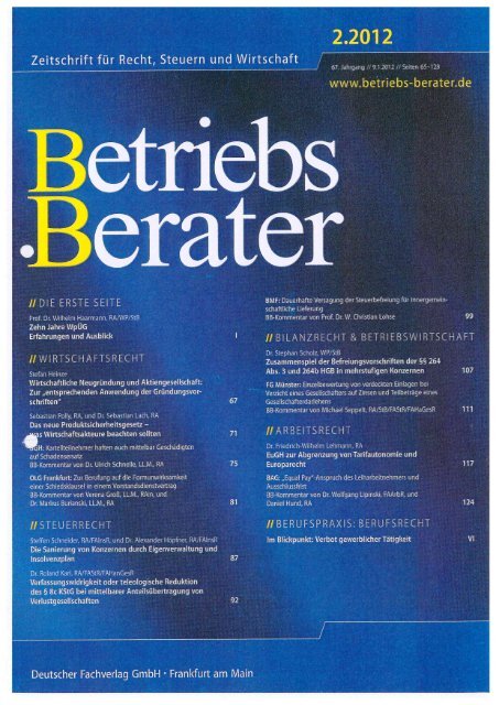 EuGH zur Abgrenzung von Tarifautonomie und ... - Arbeitsrecht