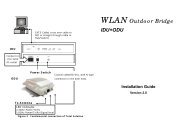 WLAN Outdoor Bridge IDU+ODU Installation Guide - Fileserver - aceh