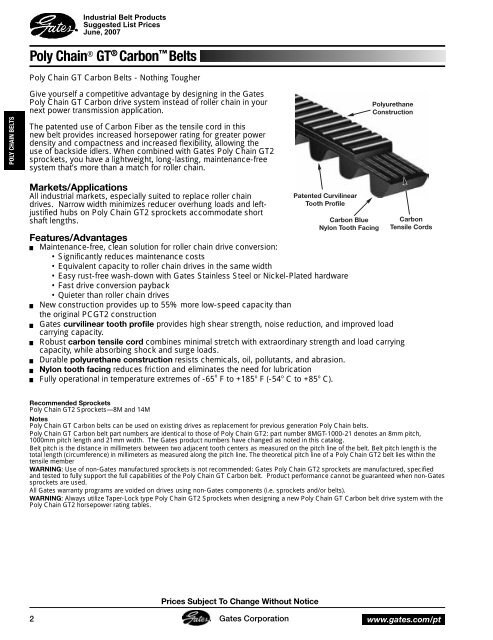 Gates 2007 Industrial Power Transmission Systems - Tecnica ...