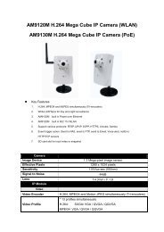 AM9120M H.264 Mega Cube IP Camera - A-mtk.com