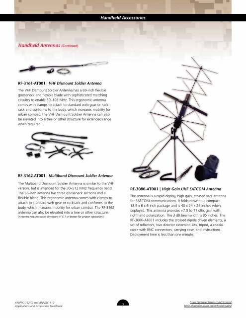 AN-PRC-152(C) - Harris RF Communications - Harris Corporation