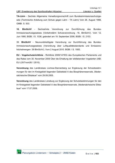 Landschaftspflegerischer Begleitplan - Niedersächsischer ...