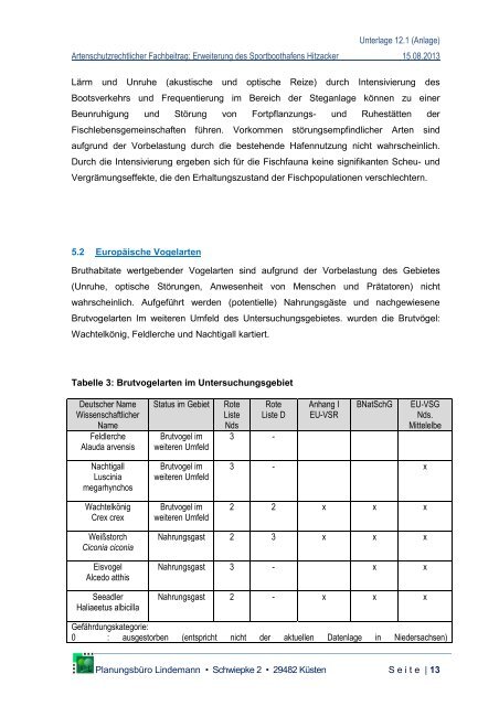 Landschaftspflegerischer Begleitplan - Niedersächsischer ...