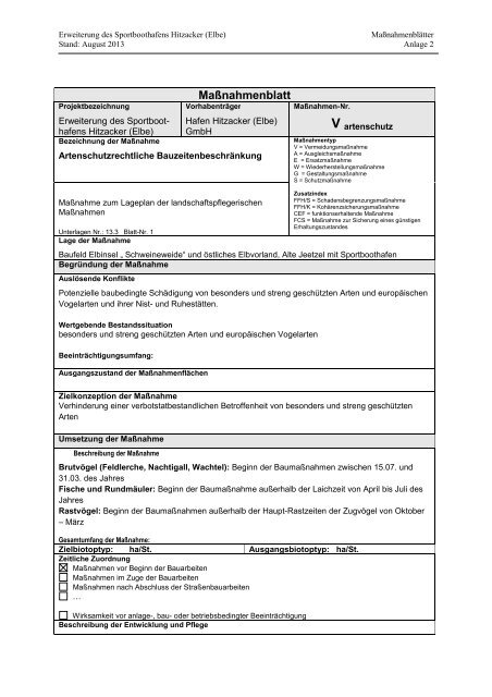 Landschaftspflegerischer Begleitplan - Niedersächsischer ...