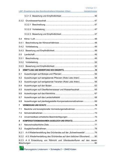 Landschaftspflegerischer Begleitplan - Niedersächsischer ...