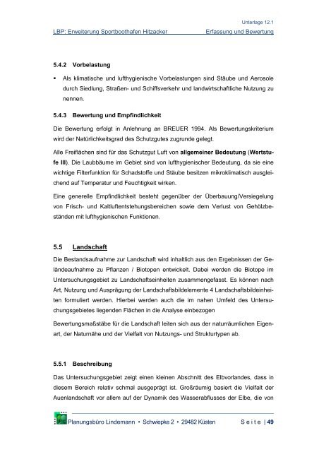 Landschaftspflegerischer Begleitplan - Niedersächsischer ...