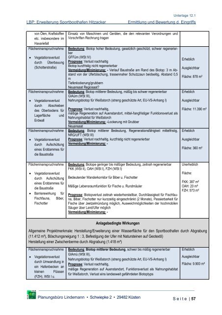 Landschaftspflegerischer Begleitplan - Niedersächsischer ...