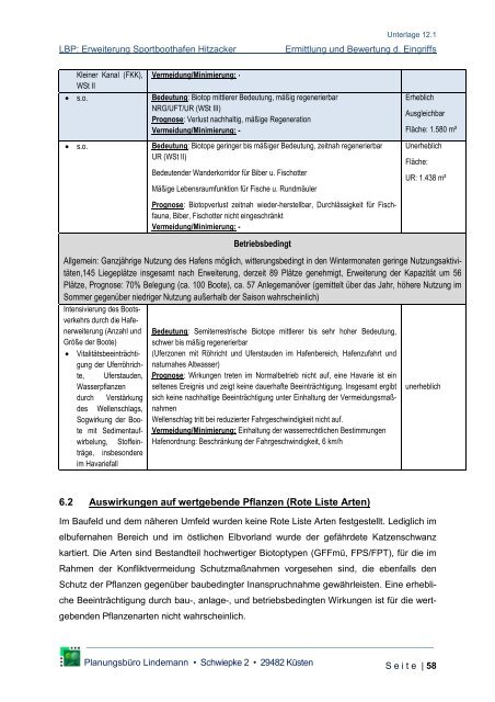 Landschaftspflegerischer Begleitplan - Niedersächsischer ...