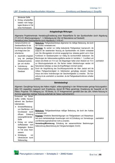 Landschaftspflegerischer Begleitplan - Niedersächsischer ...