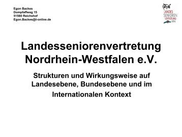 Landesseniorenvertretung Nordrhein-Westfalen e.V.