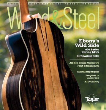 Wood&Steel; English - Taylor Guitars