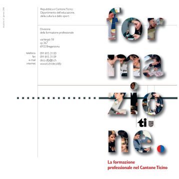 La formazione professionale nel Cantone Ticino - gianni-moresi.ch