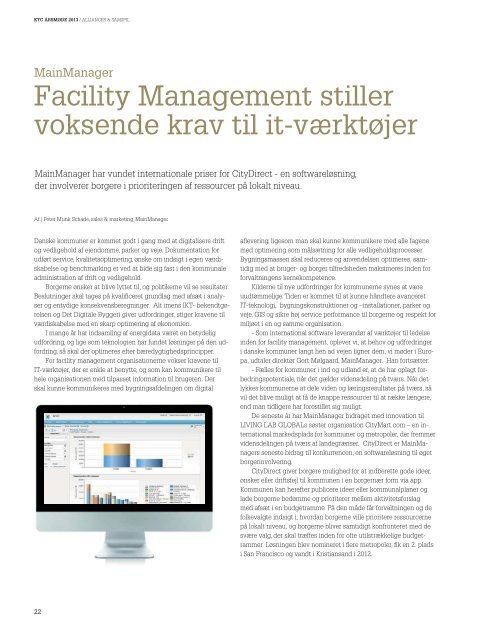 Facility Management stiller voksende krav til it-vÃ¦rktÃ¸jer - KTC