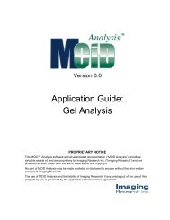 MCID Analysis 7.0 Application Guide - Mcid.co.uk