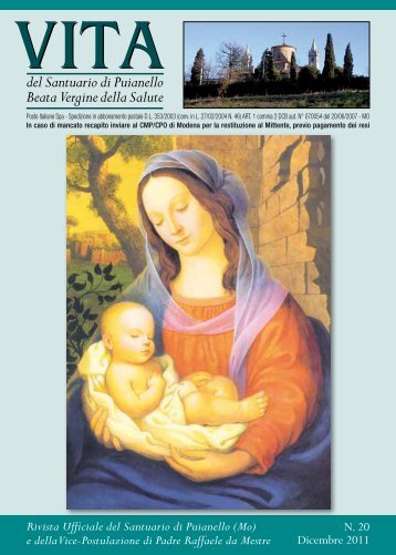 RIVISTA 20 (dicembre 2011) - Santuario di Puianello