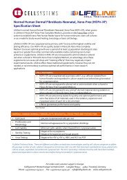 Data Sheet - CellSystems Biotechnologie Vertrieb GmbH