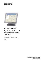 SISTORE MX NVS (server) - Security Products UK and Ireland