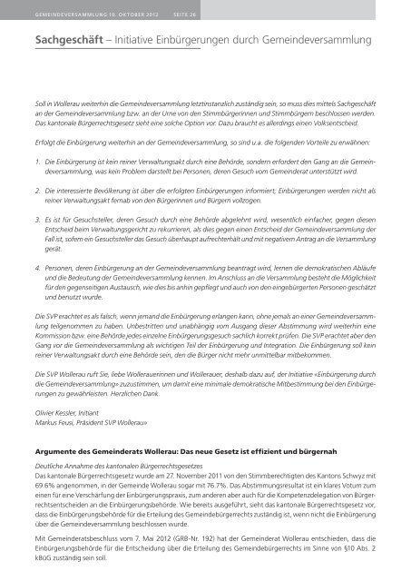 Botschaft zur Gemeindeversammlung vom 10. Oktober 2012 (PDF ...