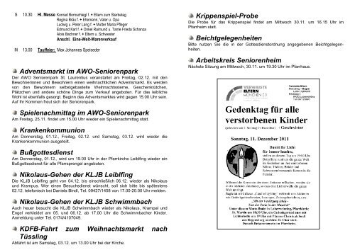 2011-40 Gottesdienstordnung - Pfarrei Leiblfing