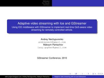 Adaptive video streaming with Ice and GStreamer - Using  ICE ...