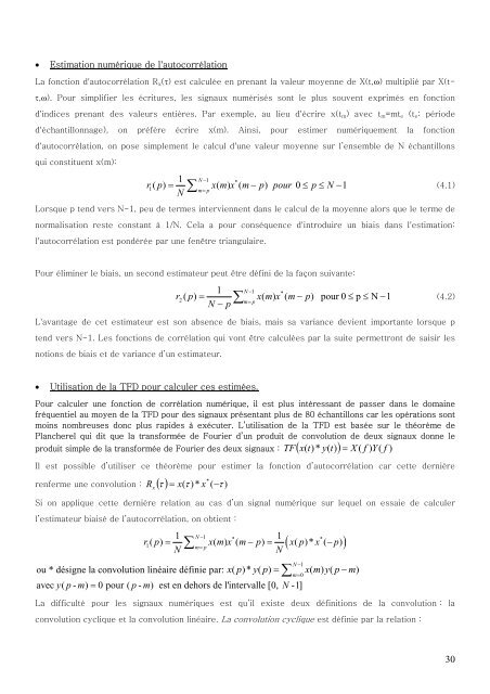 T. P. Traitement du Signal MaÃ®trise E.E.A. - LASC