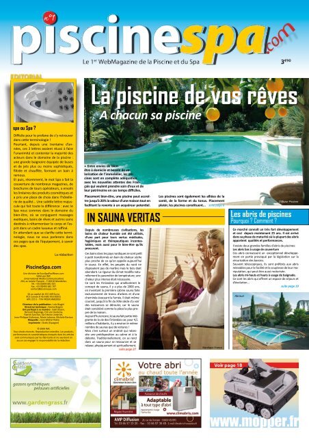 A chacun sa piscine - Eurospapoolnews.com