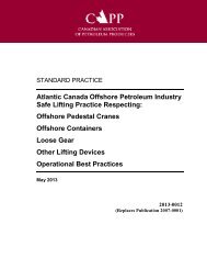 Atlantic Canada Offshore Petroleum Industry Safe Lifting Practice ...