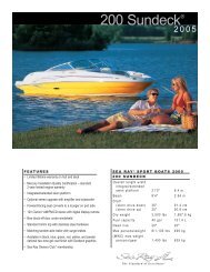 Download Spec Sheet - Sea Ray Boats