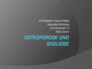 Osteoporose und Skoliose im Alter