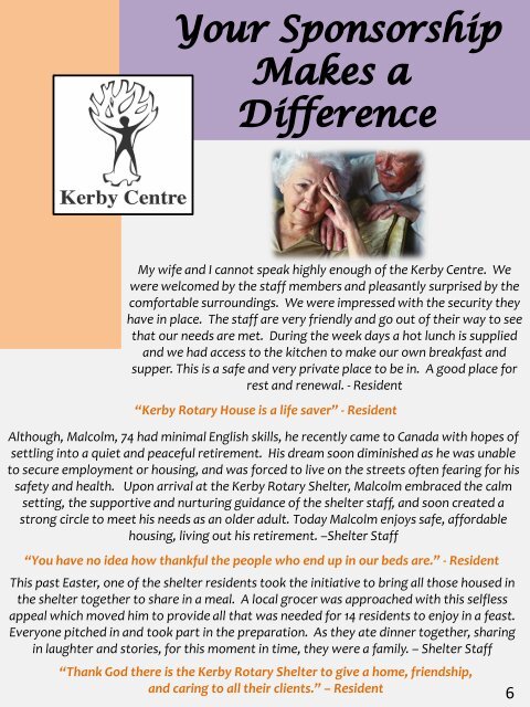 to read the Case for Support in pdf - Kerby Centre