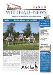 Witthau-News 15 - Witthauschule Haigerloch