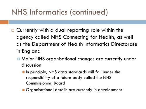 The Logical Record Architecture (LRA) for health and social ... - KITHs