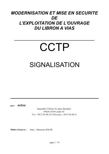 CCTP - Voies navigables de France