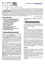 VS-Info 1/2013 - Verband deutscher Schriftsteller - Landesverband ...