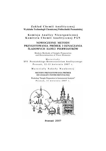 MateriaÅy XVI Konwersatorium w formacie PDF - WydziaÅ ...