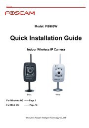 FI8909W Quick Installation Guide Indoor Wireless IP Camera - CdNet