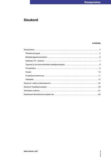 ABB LÃ¼litid ja latisÃ¼steemid - Elektroskandia