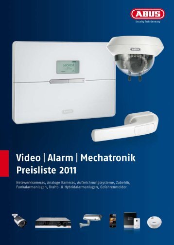 Video | Alarm | Mechatronik Preisliste 2011 - HOFERNET IT-Solutions