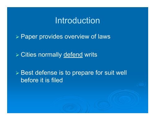 How to Litigate a Writ of Mandate Case - League of California Cities