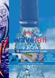The new generation of PVC-O pipes - Waverail
