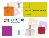 picoChip Femtocell Overview