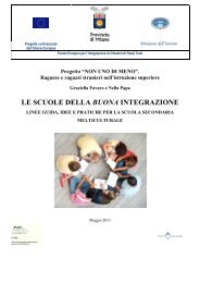 Le scuole della buona integrazione linee guida, idee e pratiche per ...