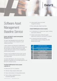 Software Asset Management Baseline Service - Data#3