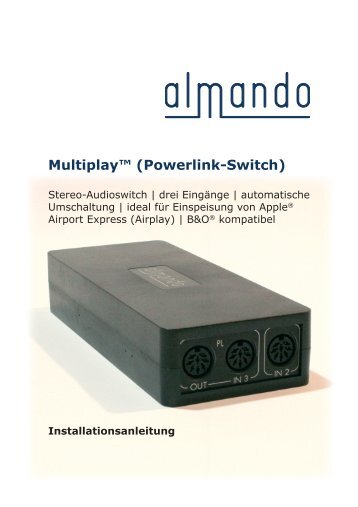 Multiplayâ„¢ (Powerlink-Switch) - almando