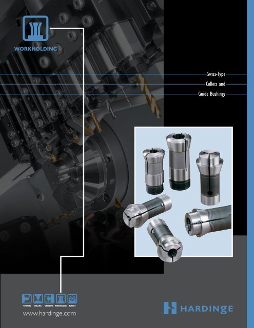 Hardinge #2283G Swiss-Type Collets & Guide Bushings Brochure