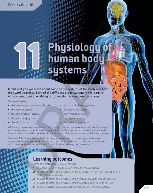 11Physiology of human body systems - Pearson Schools